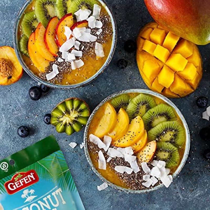 Gefen Coconut Chips, Original 1.41oz (4 Pack) Light & Delicious Snack